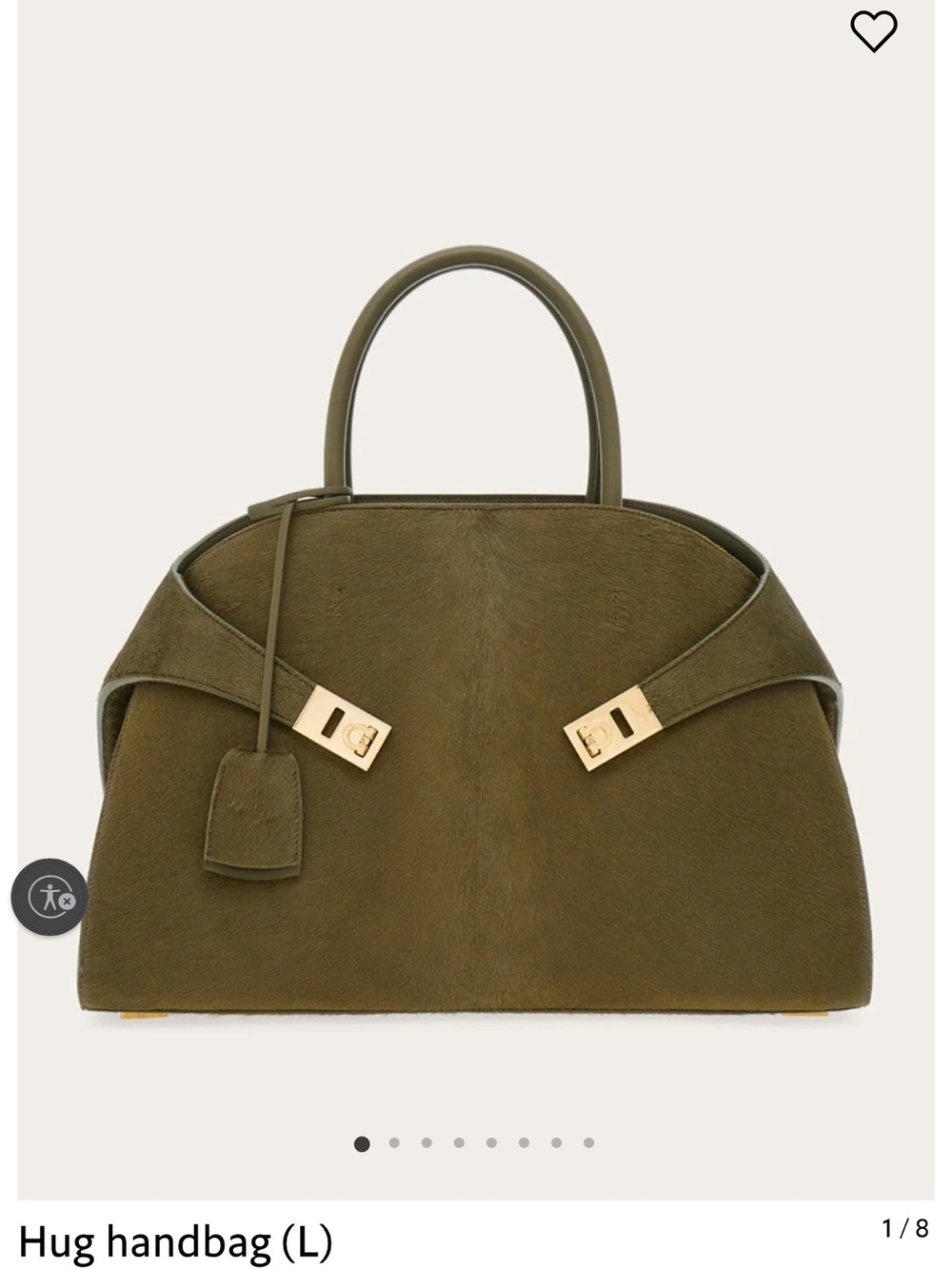 Like New Authentic Ferragamo Pony Hair Hug Bag (Large) - Picture 10 of 10
